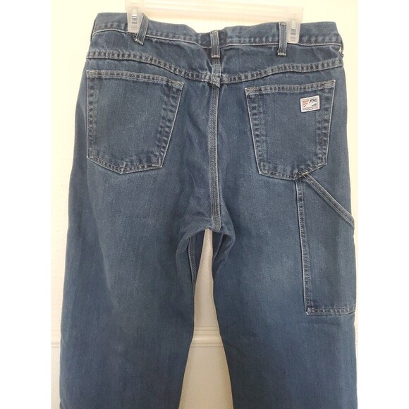 Tyndale FR Jeans Mens 35x30 Flame Resistant Arc Rated 15 CAL CAT 2 2112 Denim - Picture 12 of 15